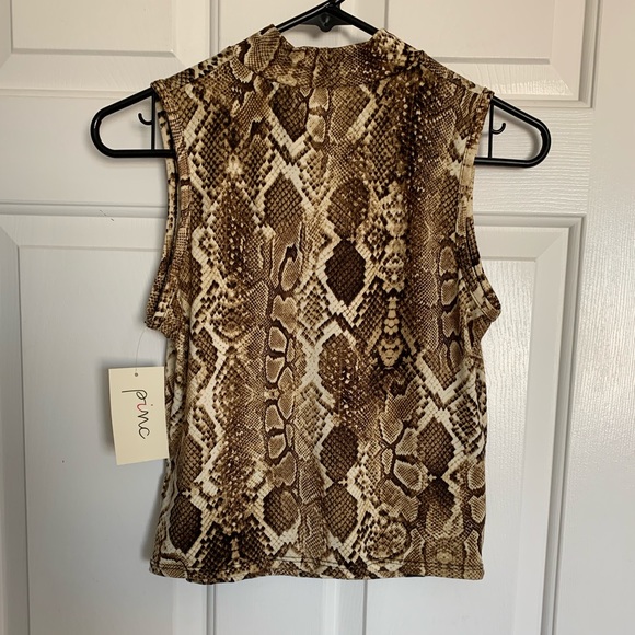 Snake print top By Pinc - Picture 2 of 5